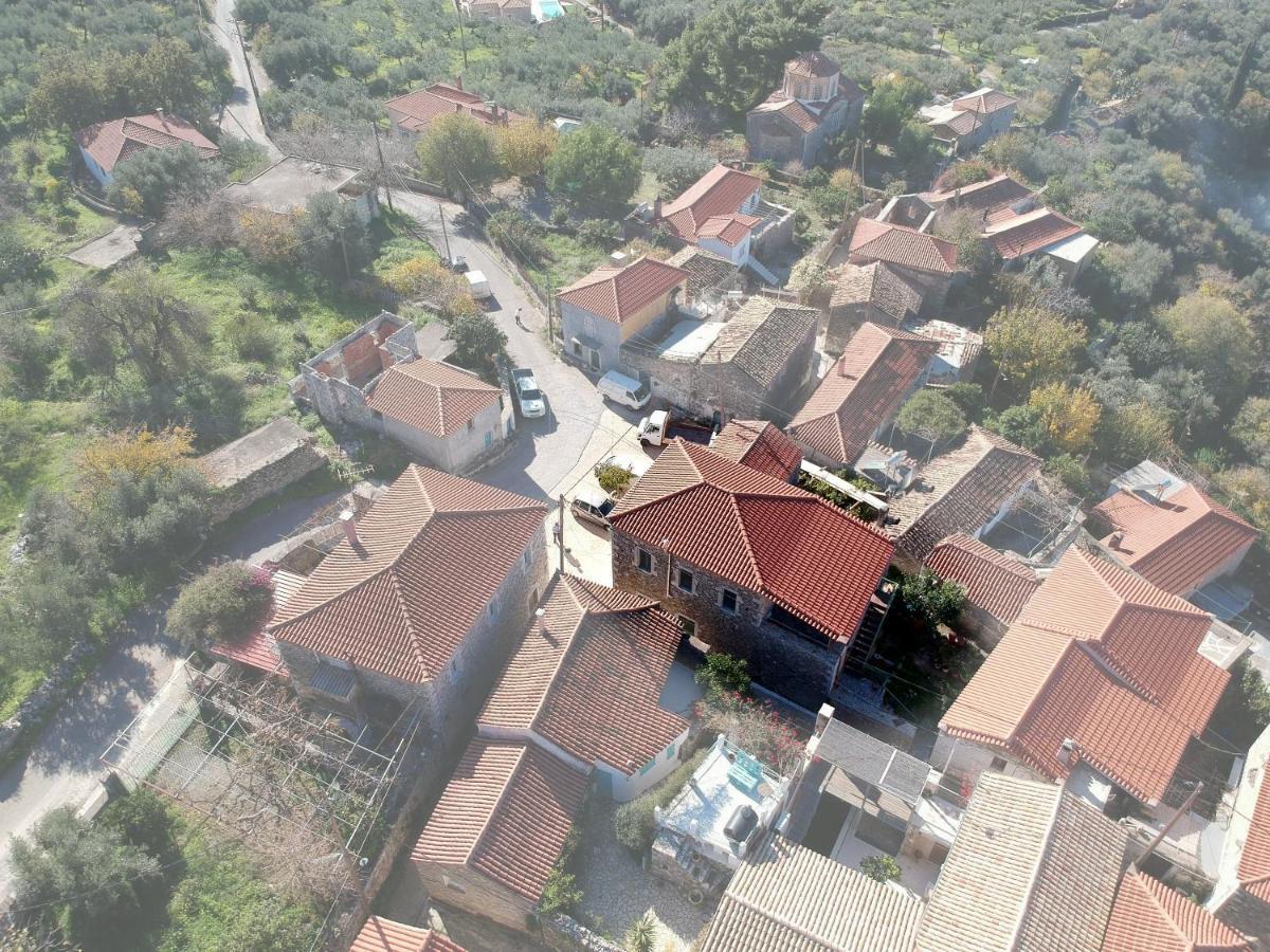 Stavroulas Stone House In Rigklia, Messinia Riglia المظهر الخارجي الصورة